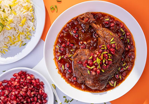 طرز تهیه خوراک مرغ ناردون | مرغ اناری مجلسی و خوشمزه