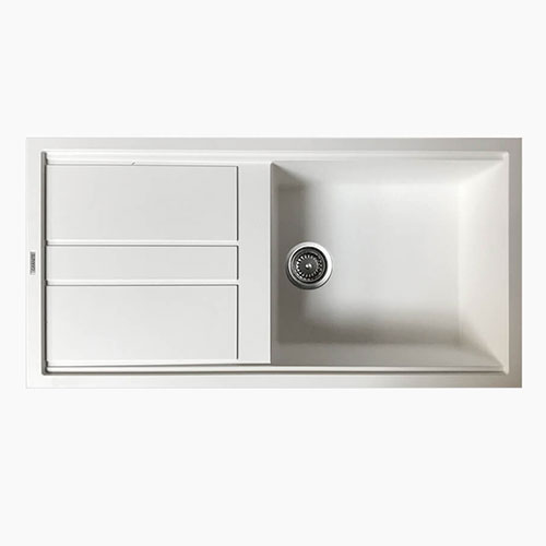 سینک گرانیتی گرانیکو پلاس مدل G921 سفید