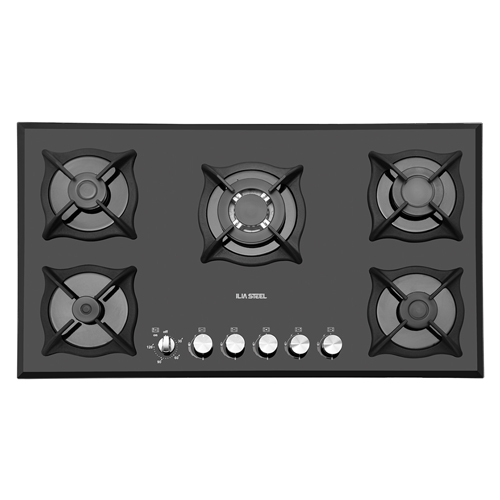اجاق گاز شیشه ای ایلیا استیل مدل G503T تایمردار